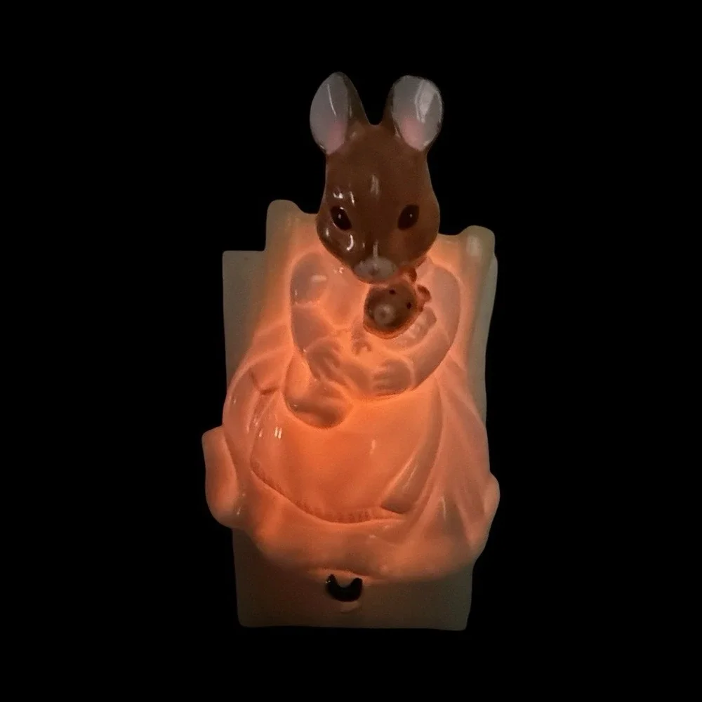 Schmid Beatrix Potter Plug In Night light Hunca Munca Works
